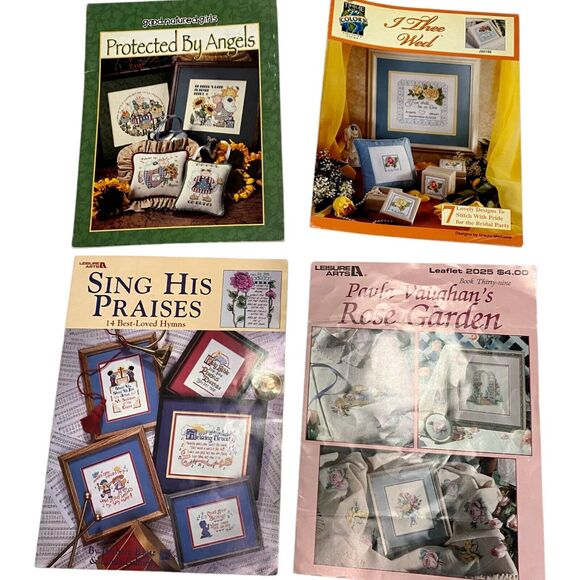 Lot of Cross Stitch & Needlework Magazines, Books, Crochet, Patterns, DMC Cards - Picture 6 of 6